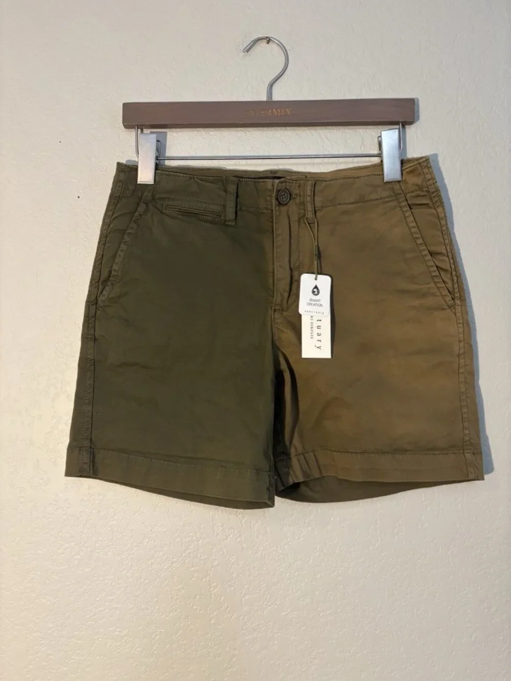Sanctuary Standard Surplus Anthropologie Journee Shorts Green Sz 25
